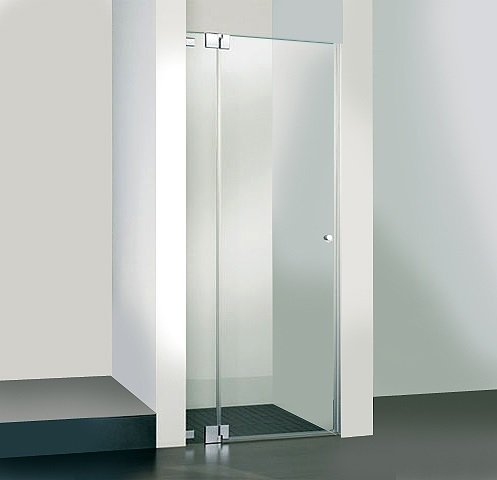 HSK Kienle frameless hinged door hinged with fixed panel for niche K.04, up to 1000x2000mm, left-hinged