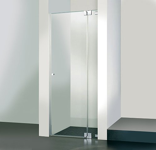 HSK Kienle frameless hinged door hinged with fixed panel for niche K.04, up to 1000x2000mm, right-ha...