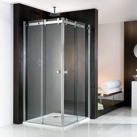 HSK Atelier Pur frameless corner shower with sliding doors AP.32, size: up to 120,0 x 200,0 cm