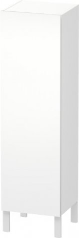 Duravit L-Cube Tall cabinet individual 1 door, 2 glass shelves, 1 wooden shelf, left stop, height mi...