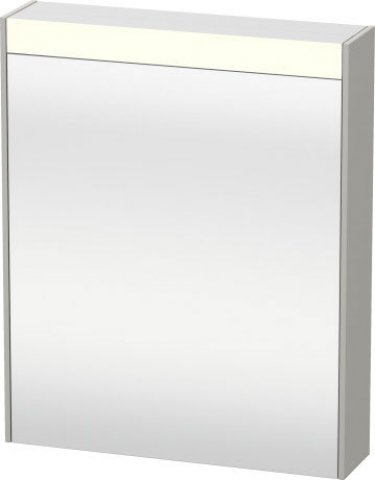 Duravit Brioso Spiegelschrank 62,0 x 14,8 cm mit LED- Beleuchtung, 1 Spiegeltür, Anschlag links