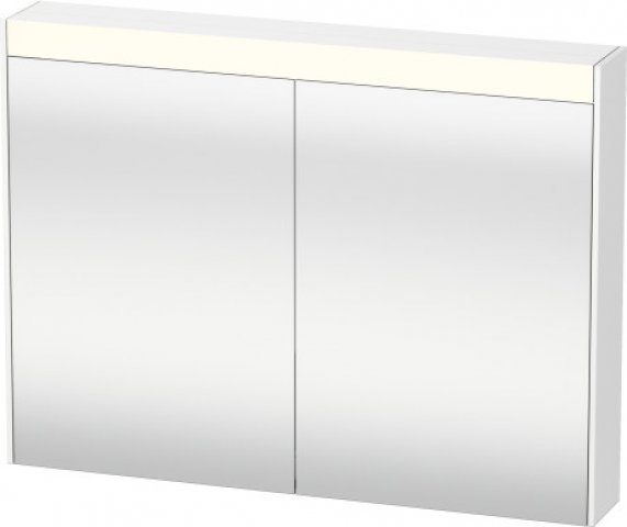 Duravit Brioso Spiegelschrank 82,0 x 14,8 cm mit LED- Beleuchtung, 2 Spiegeltüren