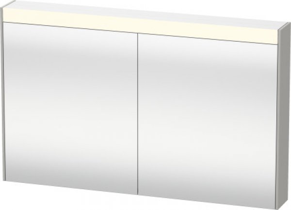 Duravit Brioso Spiegelschrank 102,0 x 14,8 cm mit LED- Beleuchtung, 2 Spiegeltüren