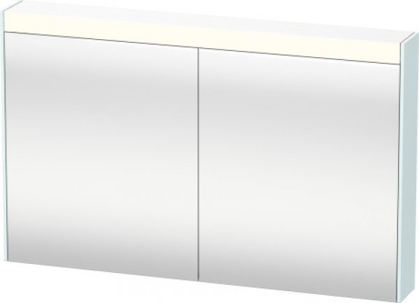 Duravit Brioso Spiegelschrank 122,0 x 14,8 cm mit LED- Beleuchtung, 2 Spiegeltüren