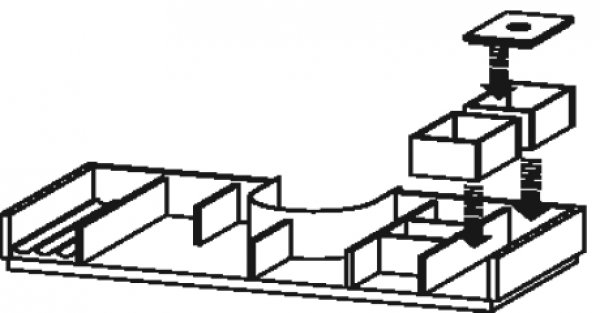 Duravit XSquare furnishing system for cabinet widths 81.0 cm, incl. siphon cut-out UV97810