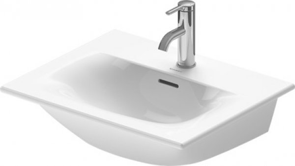 Duravit Furniture hand wash basin Viu 234453, 530 mm, with overflow, with tap hole bench, without ta...