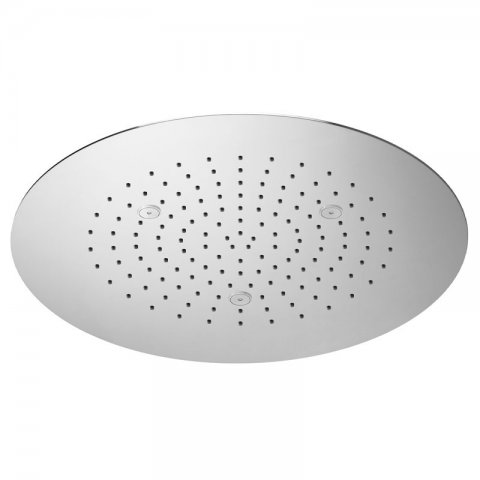 HSK Ceiling mounted shower head, round, polished stainless steel, 1100078