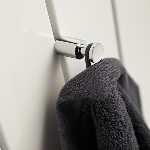 HSK Towel hook, chrome, suitable for Mod. ALTO Design radiators