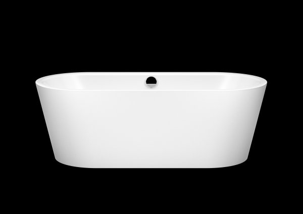 Kaldewei Meisterstück Classic Duo Oval, freestanding bathtub 1113, 170x75x42 cm, alpine white, ...