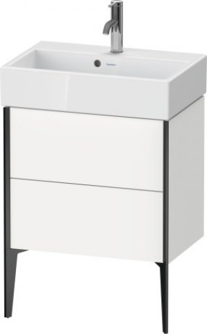 Duravit XViu 4458 vanity unit vertical Compact, 2 drawers, for washbasin Vero Air 236860, 584x384 mm