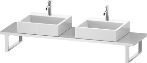 Duravit DuraStyle console for countertop basins and built-in washbasins, top thickness 30mm, size 90...