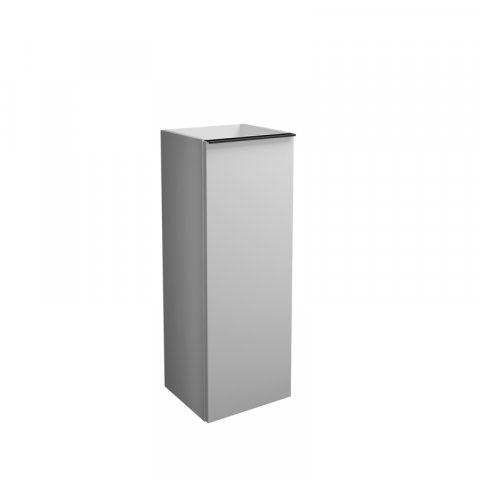 Burgbad Fiumo half height cabinet, with 1 door, door stop left, 960 x 350mm, UHEK035L