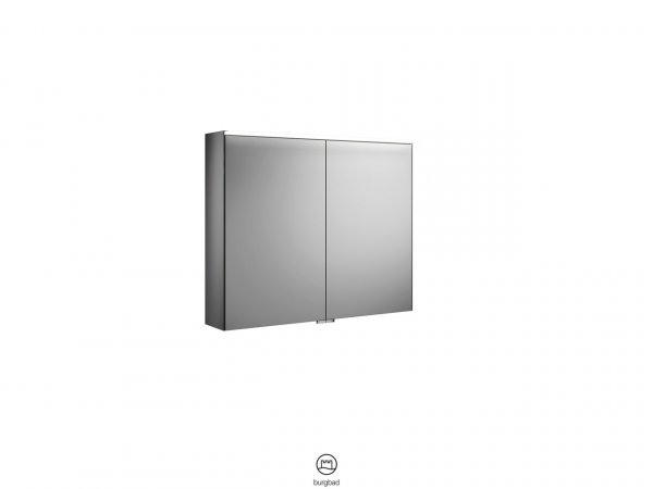 Burgbad Fiumo mirror cabinet, with horizontal LED lighting, 806mm, SPIY080