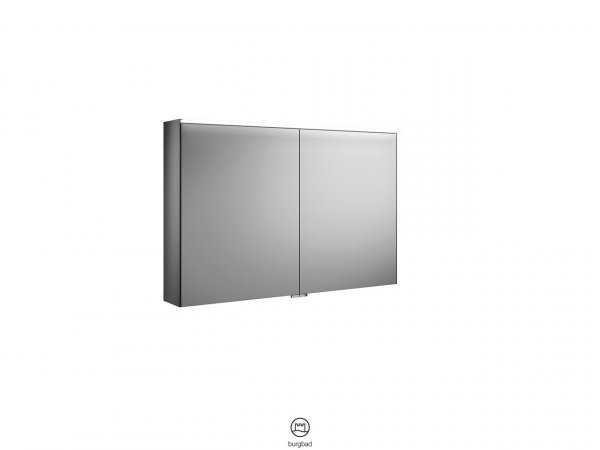 Burgbad Fiumo mirror cabinet, with horizontal LED lighting, 1006mm, SPIY100PN491