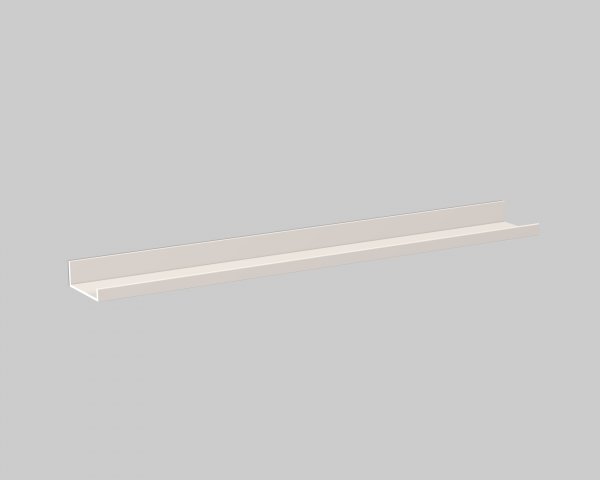 Alape Shelf AS.800.S, W: 800mm, H: 50mm, D: 100mm, without cutouts, rectangular, 8272000