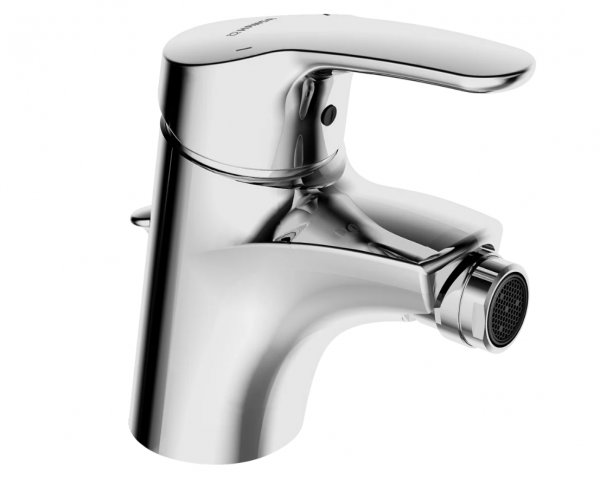 Hansa HANSAMIX bidet mixer, with drain set, projection: 113 mm, 01063283