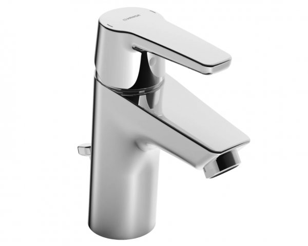 Hansa HANSAPOLO single lever basin mixer, with drain set, connection copper pipes, projection 103mm, 46530090