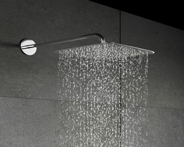 Steinberg series 390 rain shower, ultra-flat, 300x300x2mm, Easy-Clean, angular, 3901682