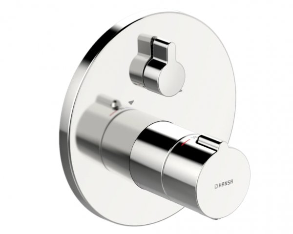 Hansa HANSAHOME bath and shower mixer, concealed, round, with safety device, chrome, 88623045