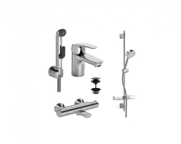 Hansa HANSAPINTO faucet set, chrome, 45510080