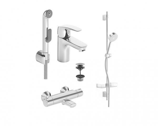 Hansa HANSAPINTO faucet set, chrome, 45520080