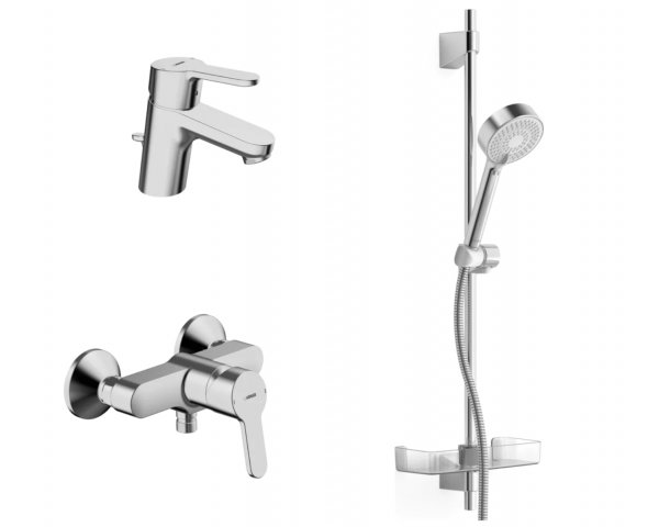 Hansa HANSAPRIMO faucet set, chrome, 49010000