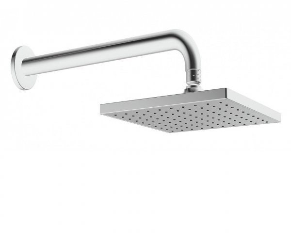 Hansa HANSAVIVA overhead shower, 250x250 mm, eco flow, wall mounting, chrome, 44260340