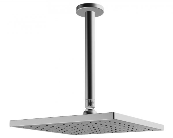 Hansa HANSAVIVA overhead shower, 250x250 mm, eco flow, ceiling mounted, chrome, 44270340