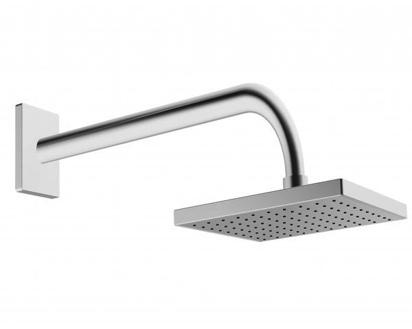 Hansa HANSAVIVA overhead shower, 200x200 mm, wall mounting, chrome, 04180240