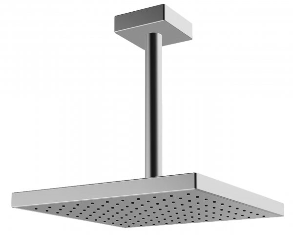 Hansa HANSAVIVA overhead shower, 250x250 mm, eco flow, ceiling mounting, coolable, chrome, 04190340