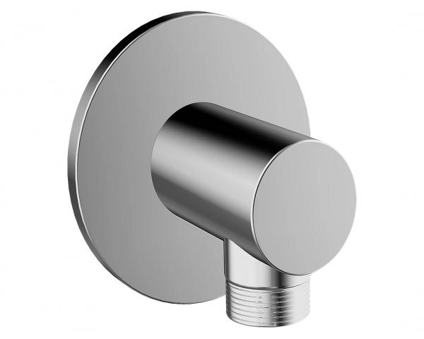 Hansa wall connection elbow, round, chrome, 51180173