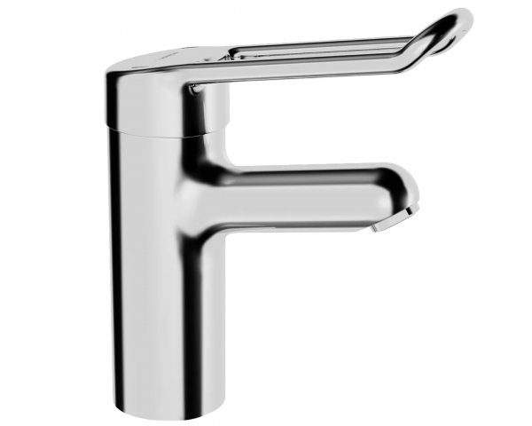 Hansa Hansamedipro protec basin mixer, lever, projection 120 mm, chrome, 01622195