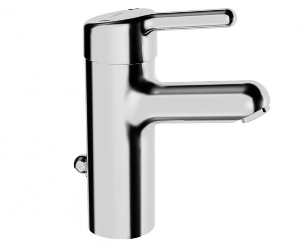 Hansa Hansamedipro protec basin mixer, with pull rod, projection 120 mm, chrome, 01612103