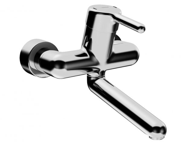 Hansa Hansamedipro protec basin mixer, projection 246 mm, chrome, 02552203