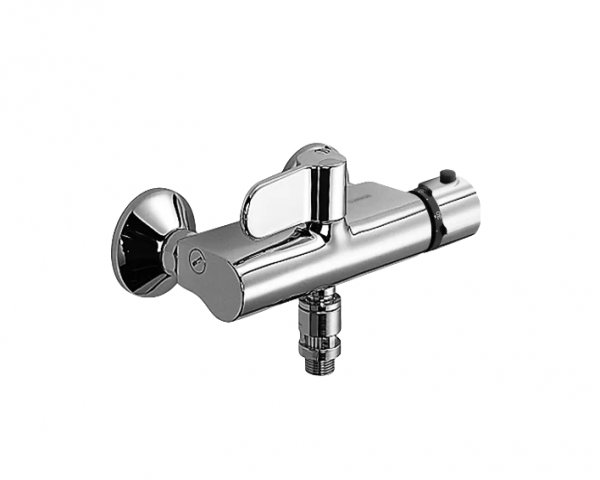 Hansa Hansatempra shower mixer, wall mounted, chrome, 08240282