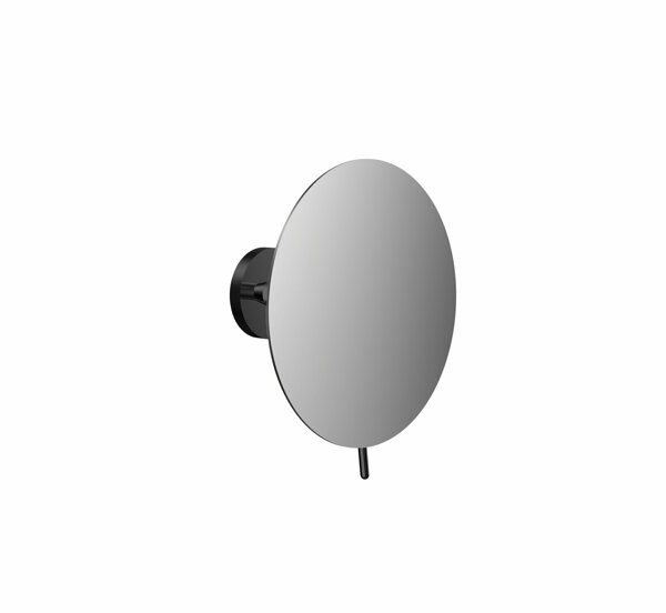 frasco wall mirror 3-fold, round, D: 200 mm, black 830901400