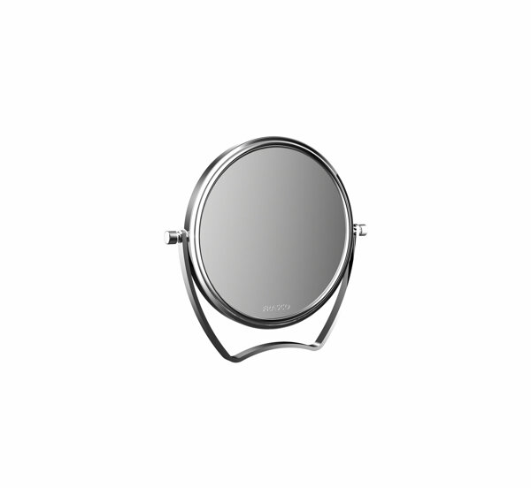 frasco Travel mirror 5x/1x, round, D: 126 mm, chrome 834706102