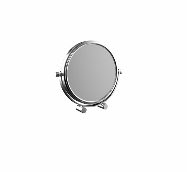 frasco Travel mirror 5x/1x, round , D: 130 mm, chrome 838706101