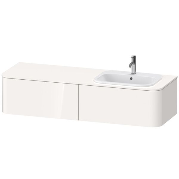 Duravit Happy D.2 Plus Vanity unit for wall-mounted console, 1600x550 mm, 2 pull-outs, for built-in ...