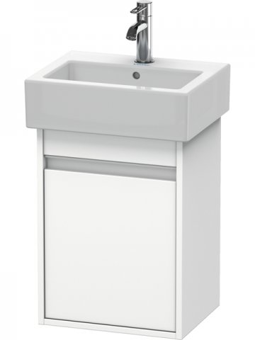 Duravit Ketho Vanity unit wall-mounted 6630, 1 wooden door, left-hinged, 400mm, for Vero