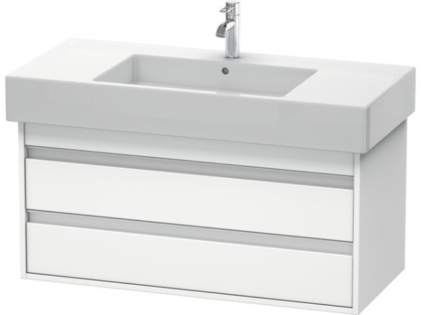 Duravit Ketho Vanity unit wall mounted 6641, 2 drawers, 1000mm, for Vero