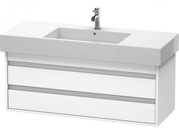 Duravit Ketho Vanity unit wall-mounted 6642, 2 drawers, 1200mm, for Vero