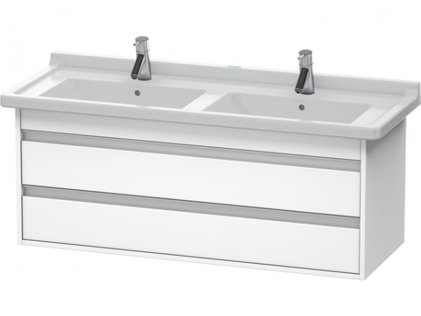 Duravit Ketho vanity unit wall hung 6646, 2 drawers, 1200mm, for Starck 3