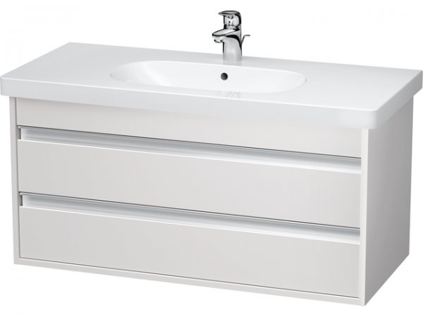 Duravit Ketho Vanity unit wall-mounted 6648, 2 drawers, 1000mm, for D-code