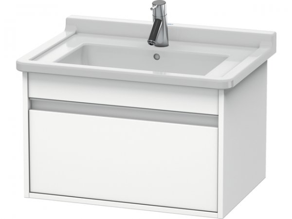 Duravit Ketho vanity unit wall hung 6664, 1 drawer, 800mm, for Starck 3