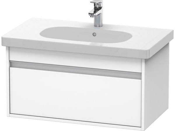 Duravit Ketho Vanity unit wall-mounted 6667, 1 drawer, 800mm, for D-code