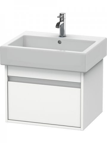 Duravit Ketho Vanity unit wall-mounted 6686, 1 pull-out, 550mm, for Vero