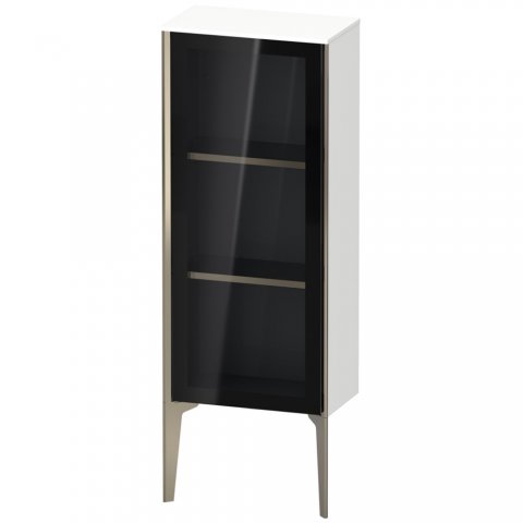 Duravit XViu XV1360 Semi-high cabinet with glass door, vertical, left-hinged, 400x240 mm, height 890 mm