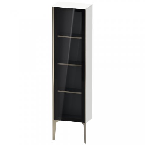 Duravit XViu XV1365 Semi-high cabinet with glass door vertical, left-hinged, 400x240 mm, height 1330 mm