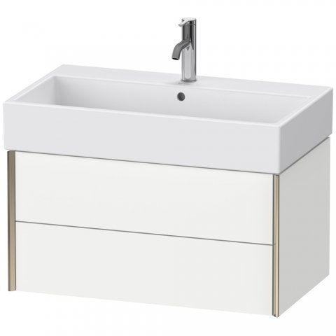 Duravit XViu 4336 Waschtischunterbau wandhängend, 2 Schubkästen, für Waschtisch Vero Air 235080, ...